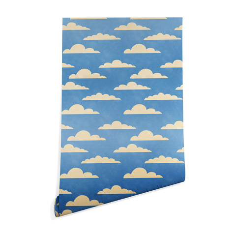gnomeapple cartoony clouds Wallpaper